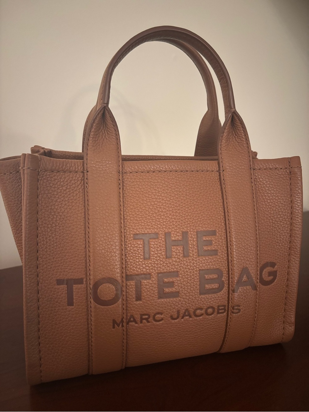 Marc Jacobs The Tote Bag in Cognac Brown Leather